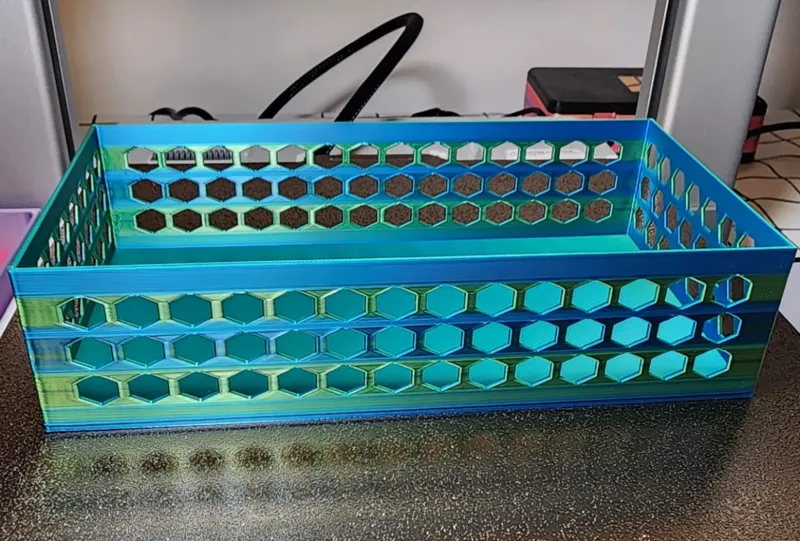 82g Filament Hexagon Wall Storage Box