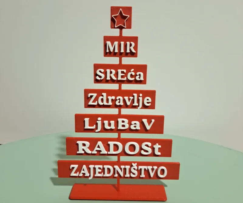 Bor dobrih želja , Christmas wish Tree