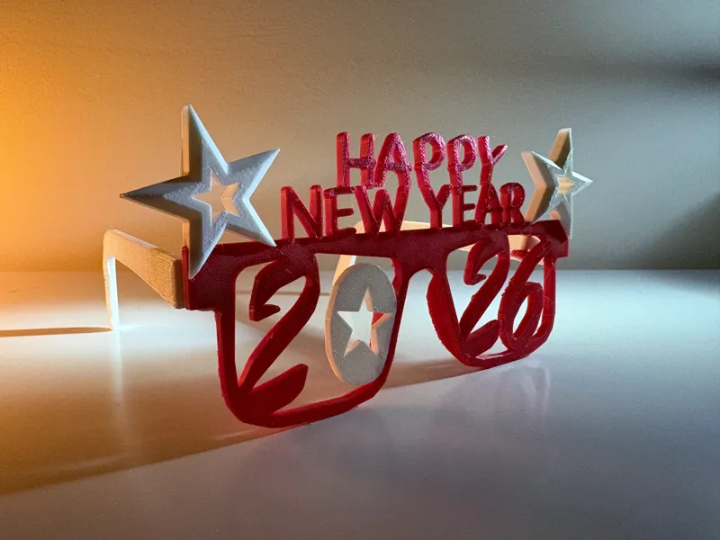 2026 New Year Glasses