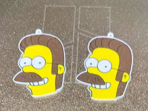 ned flanders key chain