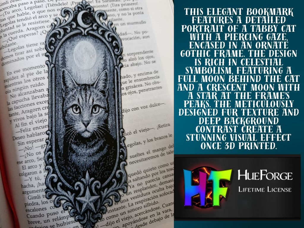 Mystic Cat Bookmark