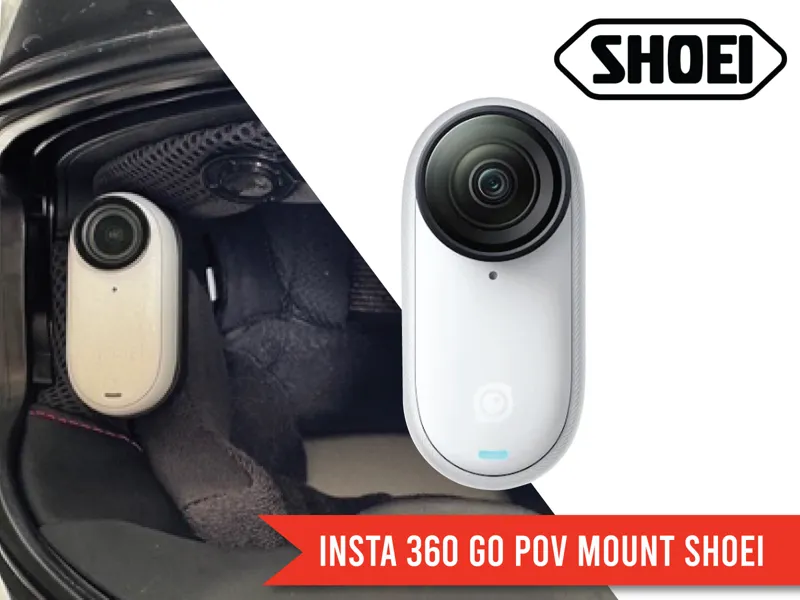 Helmet mount for Insta 360 go 3 - POV Mount SHOEI