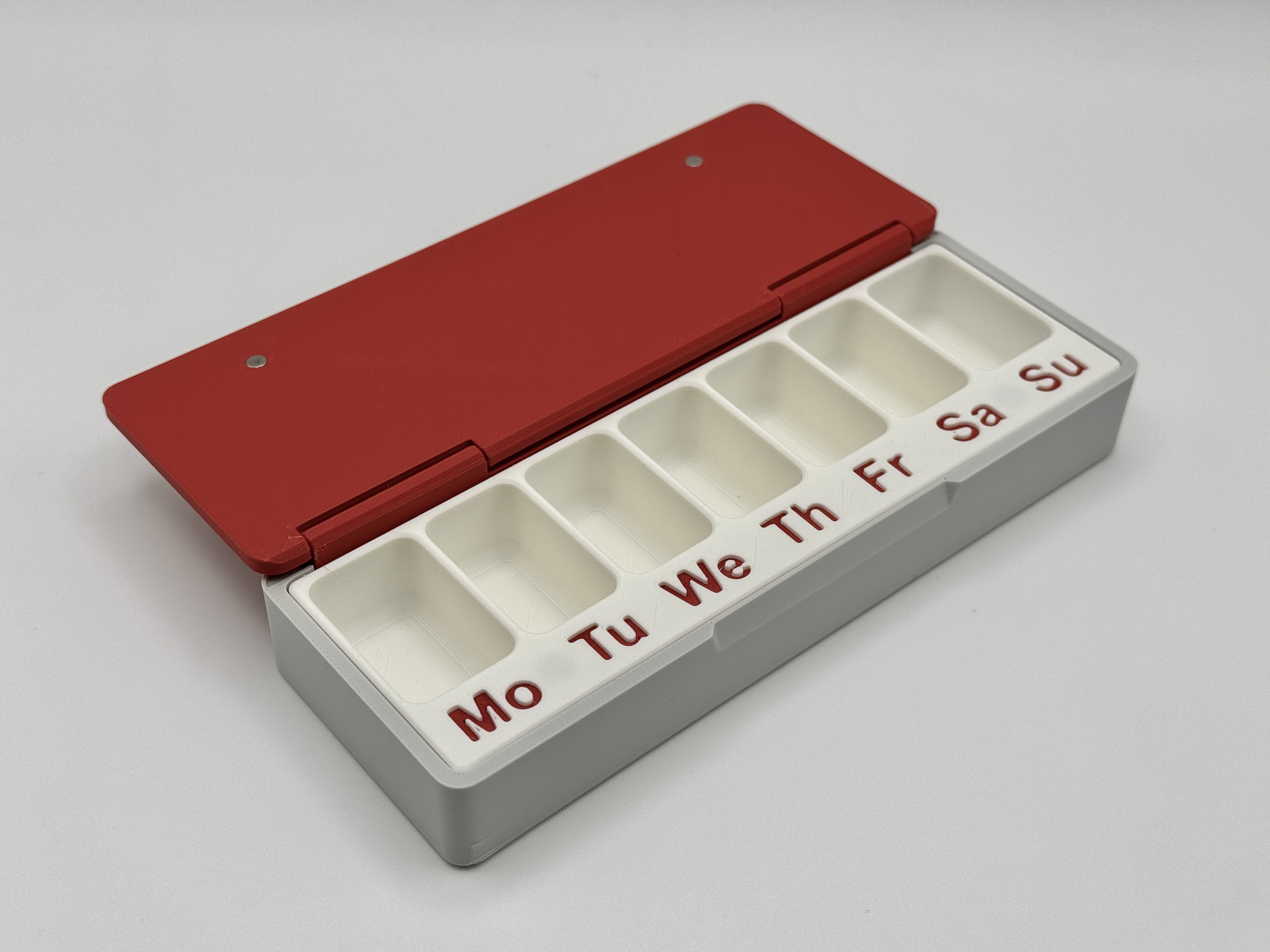 Miniatura 2 do modelo 3D Weekly Pill Box