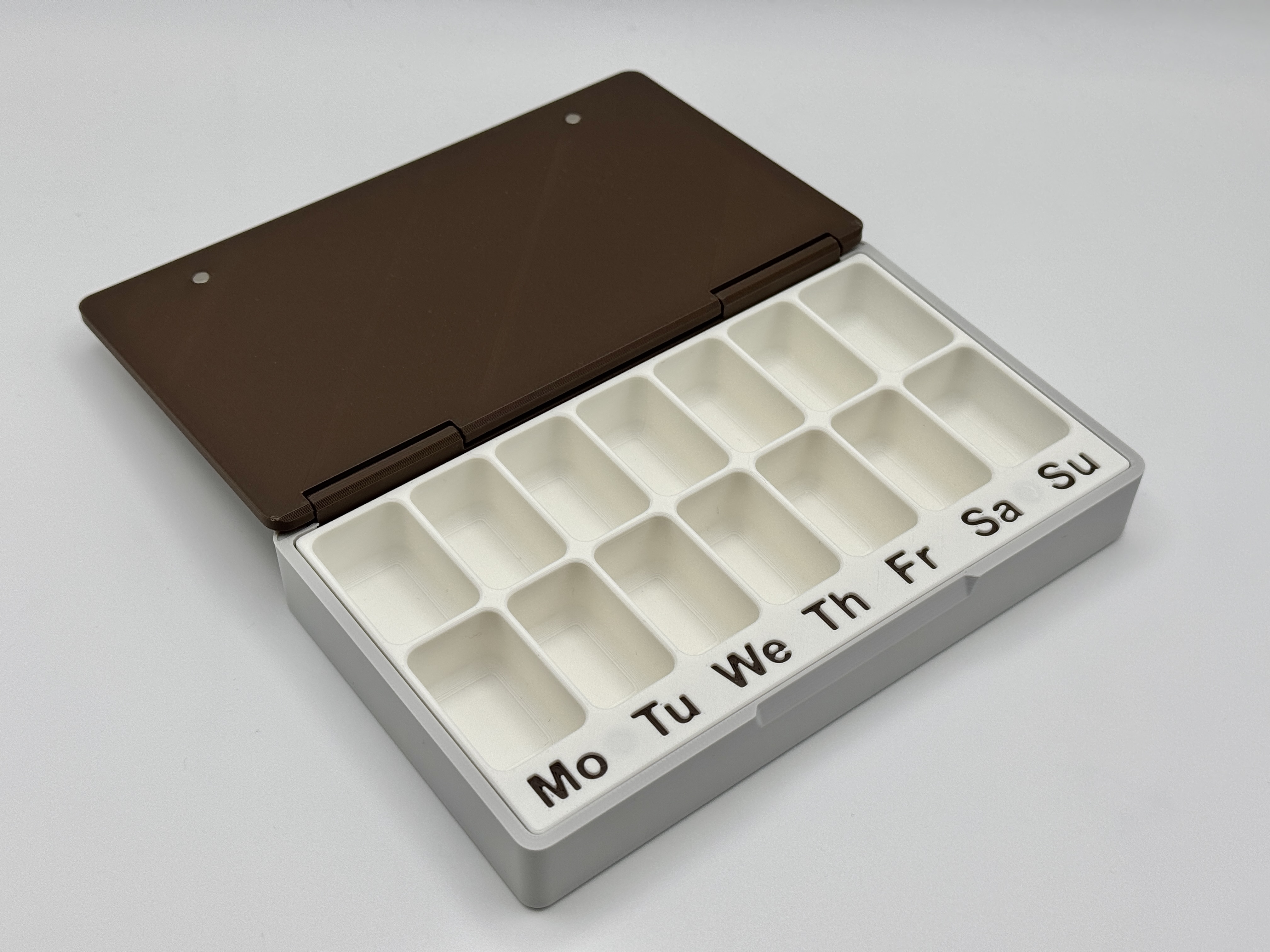 Miniatura 1 do modelo 3D Weekly Pill Box