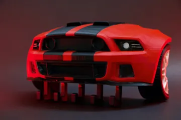 Soporte: Muscle Car Front Key Holder – 5 Hook Wall Rack — vista de referencia 3