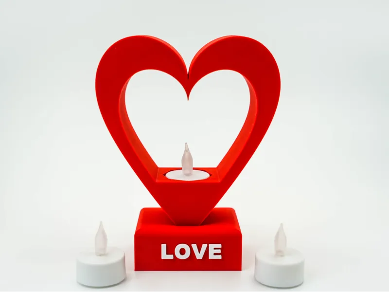 Valentines Day - Heart LED Candle Holder – Gift