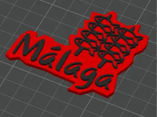 Malaga - Fridge Magnet