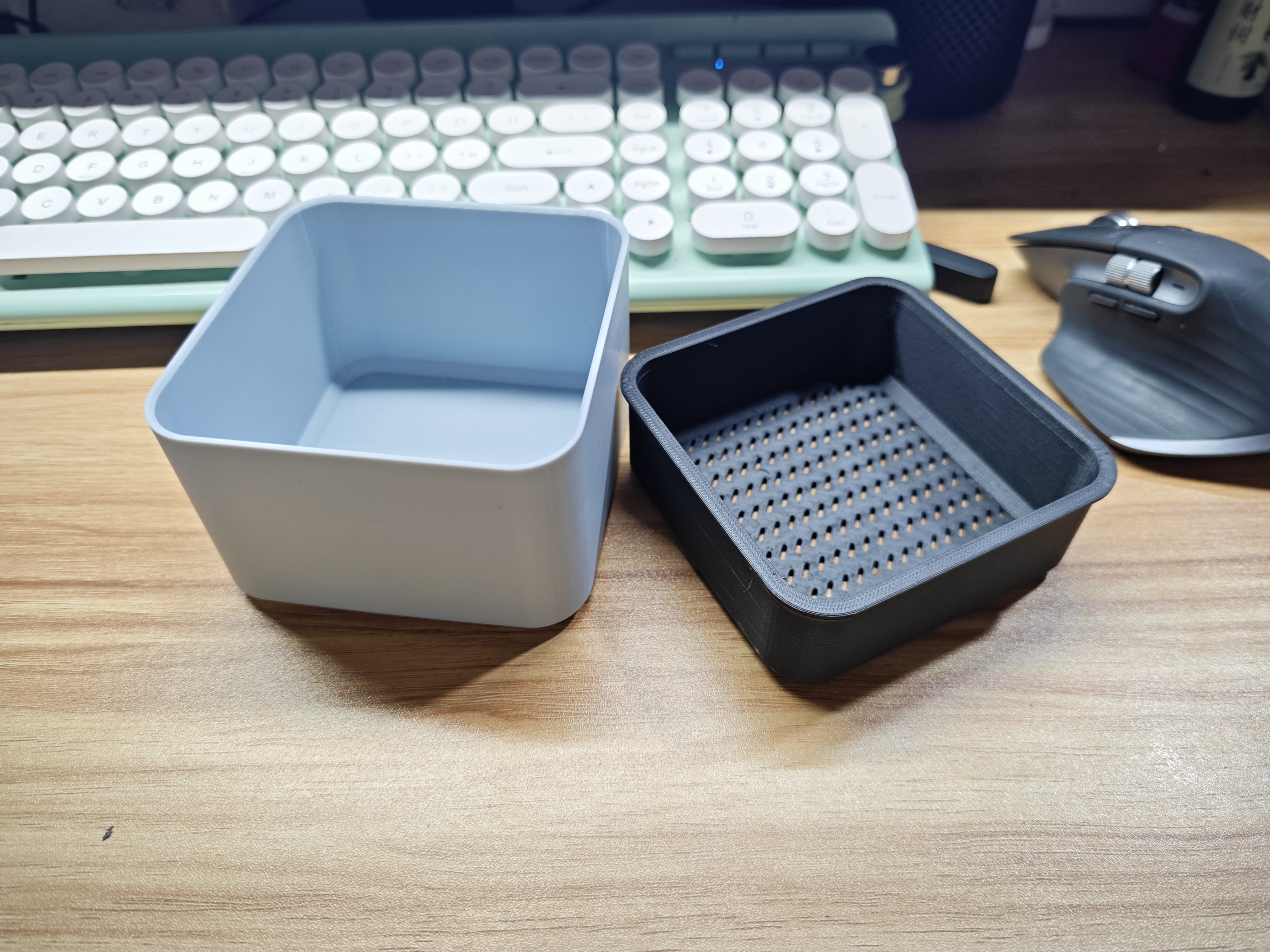 Miniatura 2 do modelo 3D 【滴水不漏】桌面茶渣垃圾桶