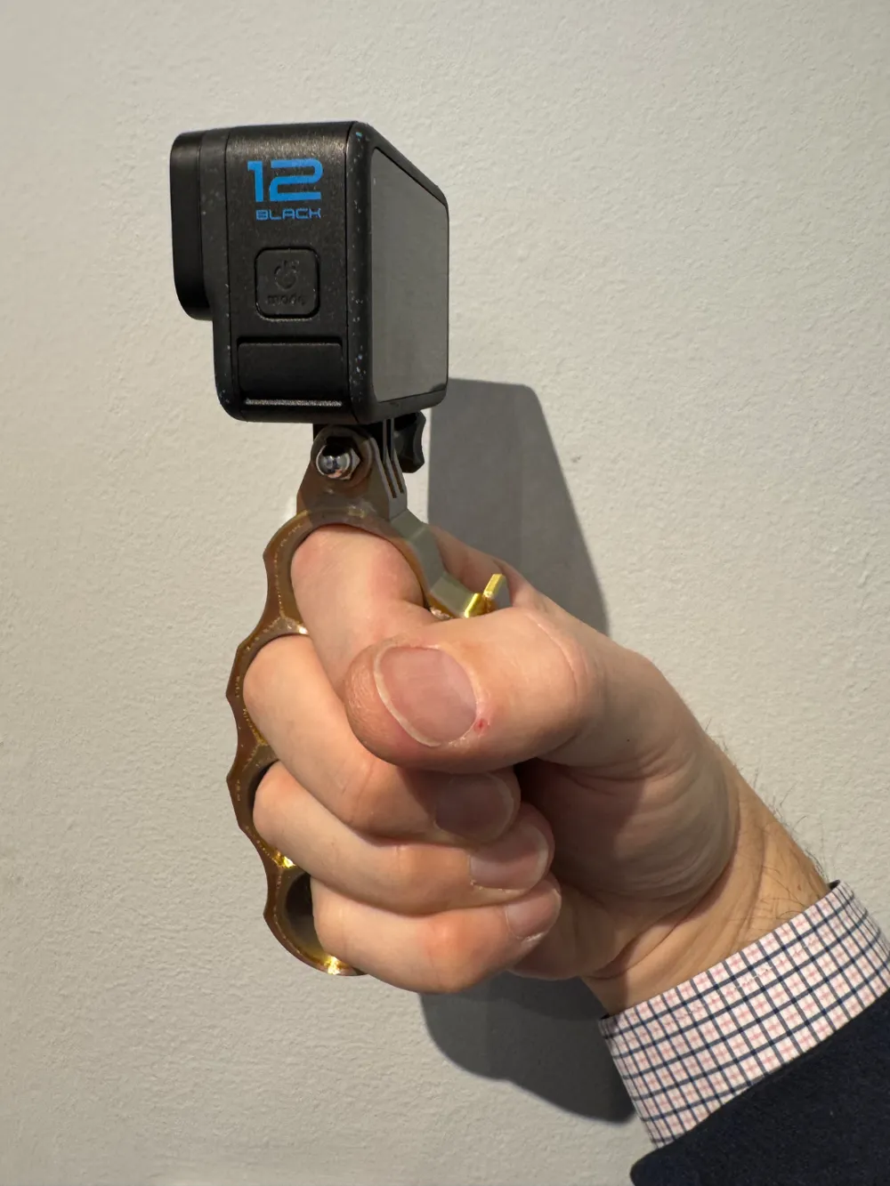 GoPro Mount/Handle - Secure Grip Remixed by SurreyGU7 - MakerWorld