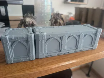 Escenografía en miniatura: Proxy zone mortalis necromunda terrain walls — vista de referencia 4