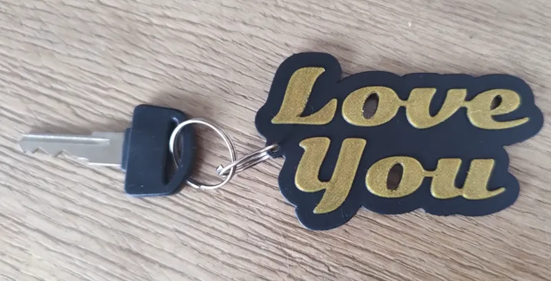 Love You keychain