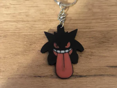 Gengar Pokemon Keychain – Ghost Type Charm