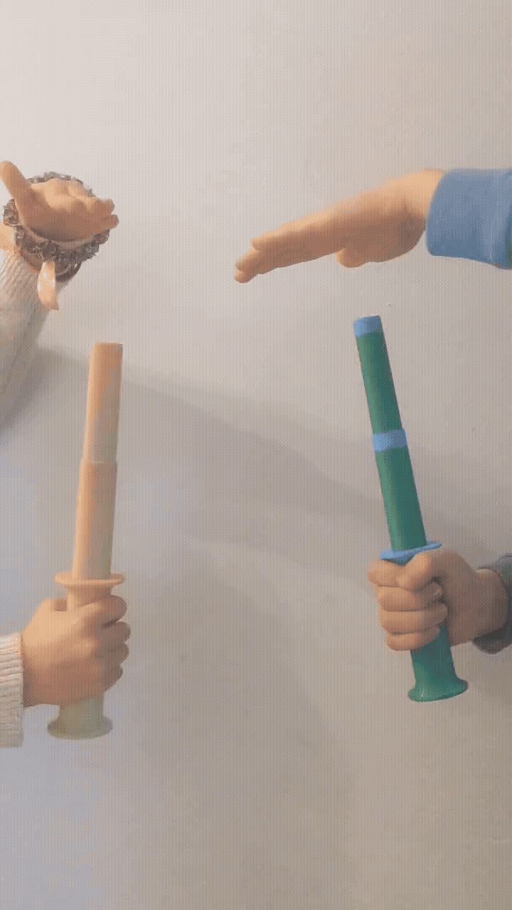 Small Collapsible Sword (Print-in-Place)