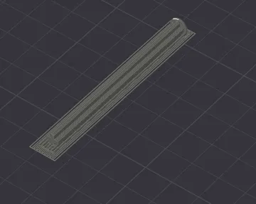 Letrero o emblema decorativo: Technic Axle 8 with Stop 55013 — vista de referencia 4