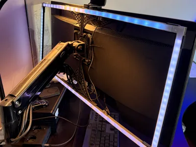 Ambilight Mount for LED Frame for 34" Ultra Wide
