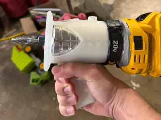 DeWalt Router → Die Grinder / Drywall Saw Adapter