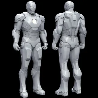 Iron Man Life Size Statue (~1.85cm Tall)