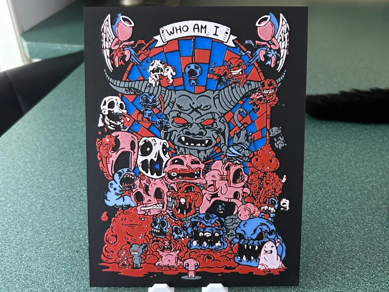 Binding of Isaac - Who Am I - Hueforge Artwork