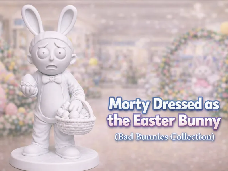 Morty Dressed as a Bunny (Bad Bunnies Collection)
