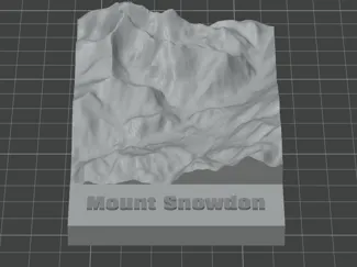 Mount Snowdon Topographic Map