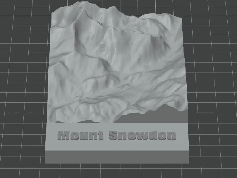 Mount Snowdon Topographic Map