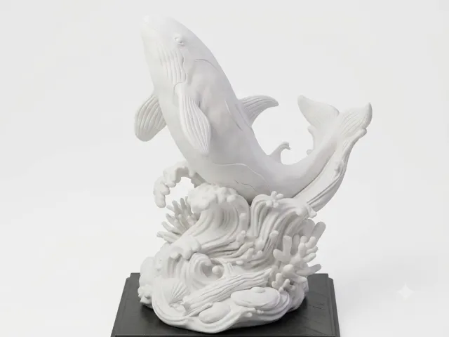 Ocean Collection: Orca Whale Statue