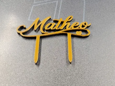 Cake Topper – “Matheo”