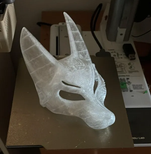 Masque égyptien à peindre