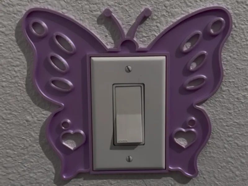 Butterfly Light Switch Plate