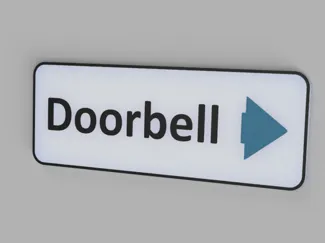 Doorbell Sign