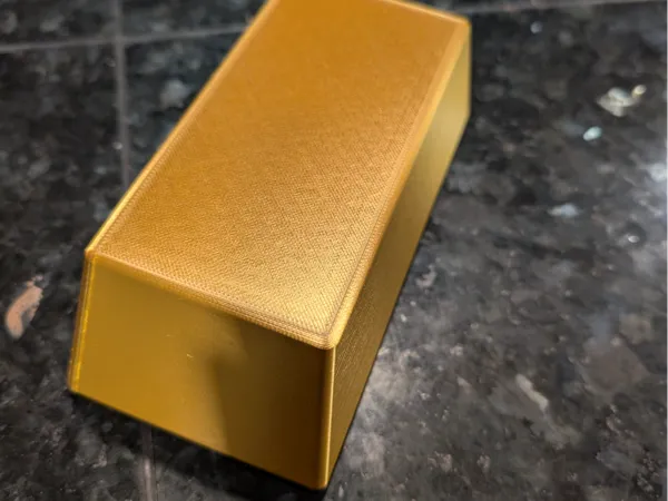 Mini lingot d'or décoratif
