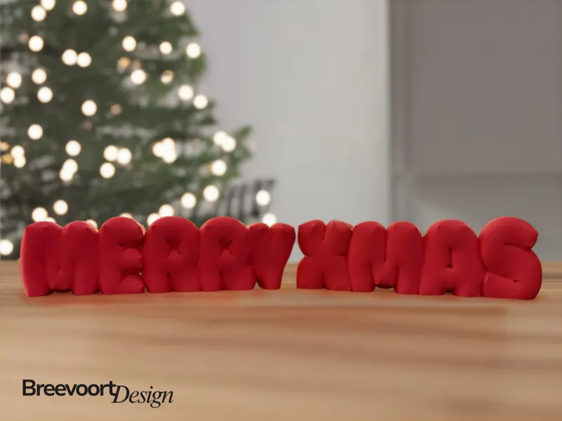 MERRY XMAS Letters - Christmas Decoration