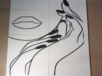 Minimalist Touch - 4-Panel Wall Art