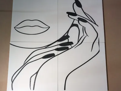 Minimalist Touch - 4-Panel Wall Art