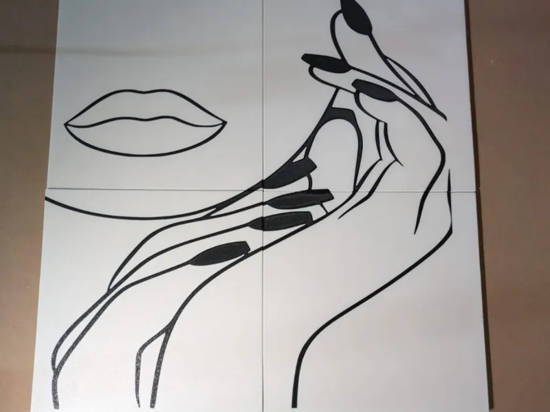 Minimalist Touch - 4-Panel Wall Art