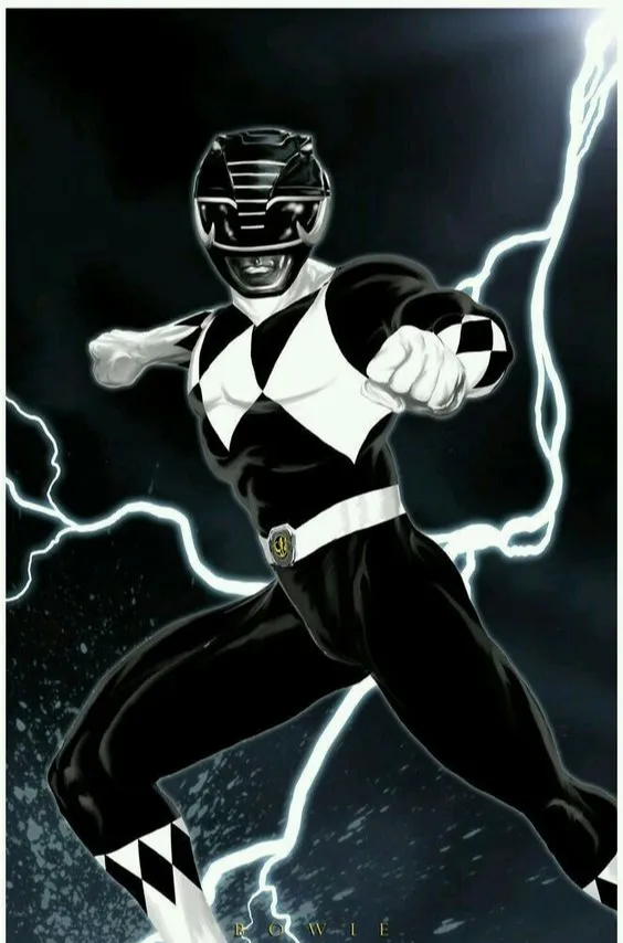 Mighty Morphin Power Rangers-Black Ranger HueForge