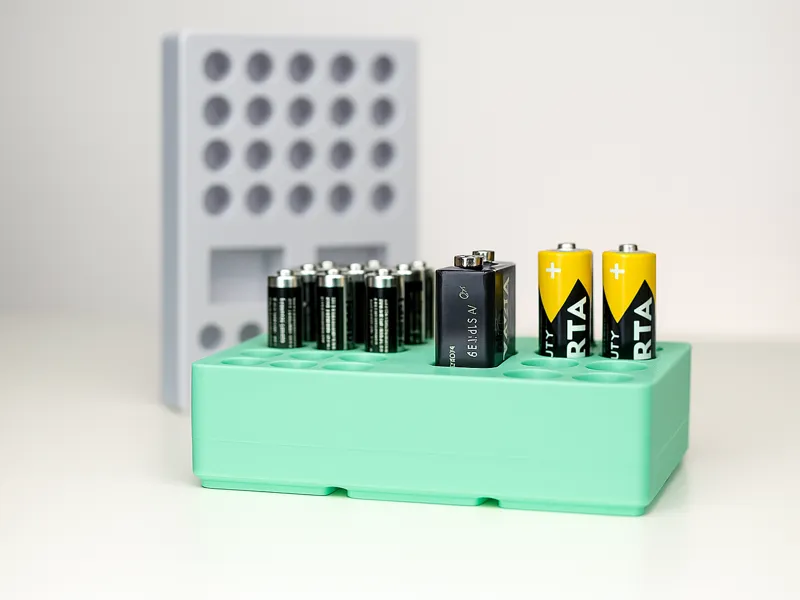 Gritfinity Batterie-Aufbewahrungsbox für AA/AAA/9V