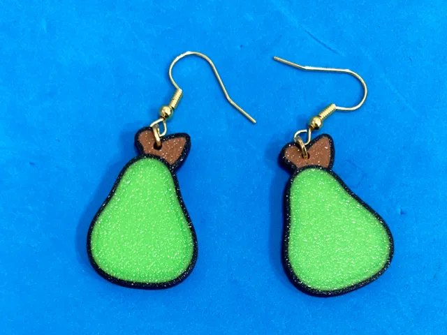 Pear earrings