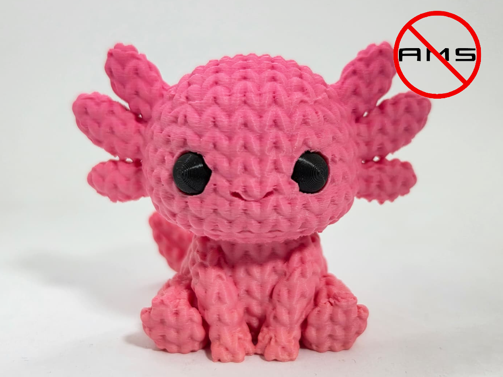 Knitted Axolotl / NO AMS