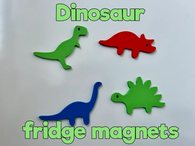 Cute Dinosaur Fridge Magnets
