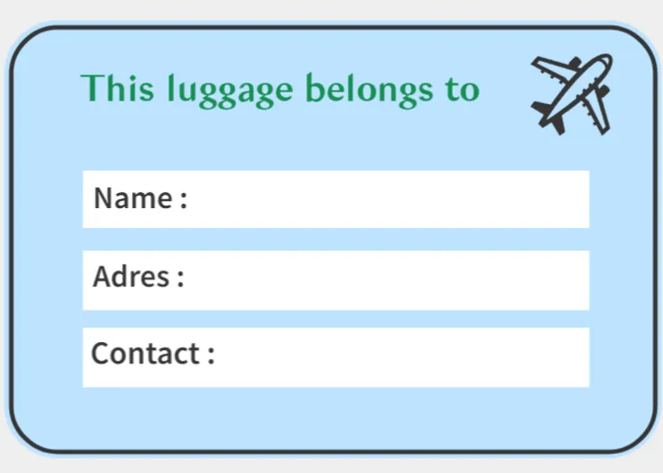 Luggage tag