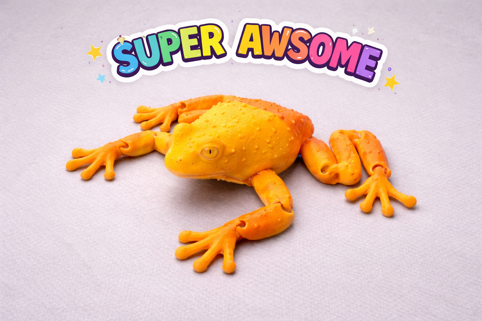 Miniatura 3 do modelo 3D Articulated Flexi Frog