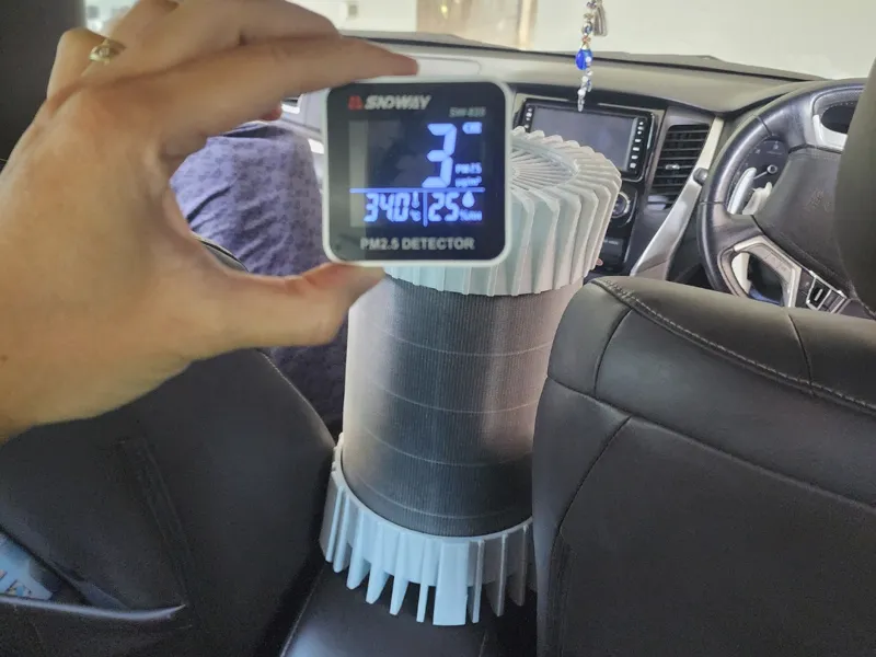 Aerodynamic Personal Air Purifier