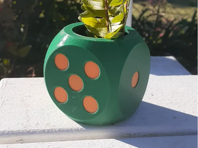 Dice Planter - Multicolour