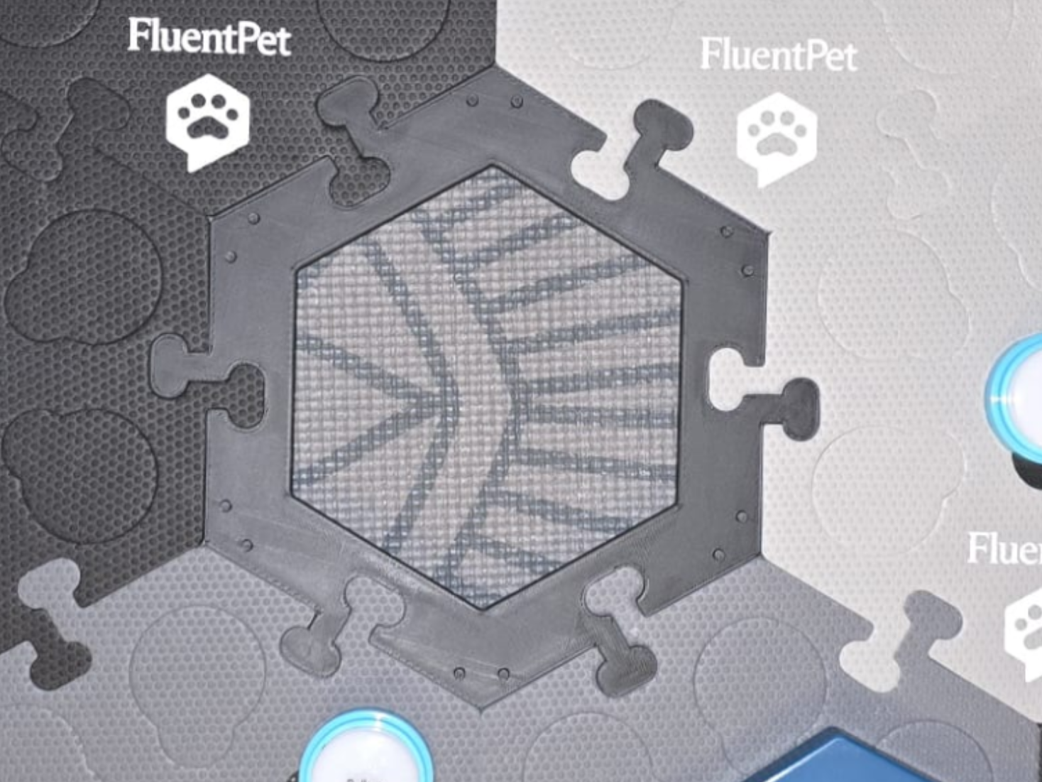 Fluentpet Base Puzzlefüsse als Hextile V3