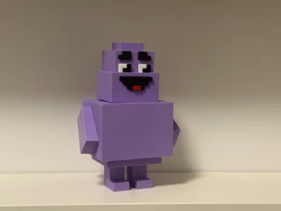 Minecraft x Mcdonalds grimace skin