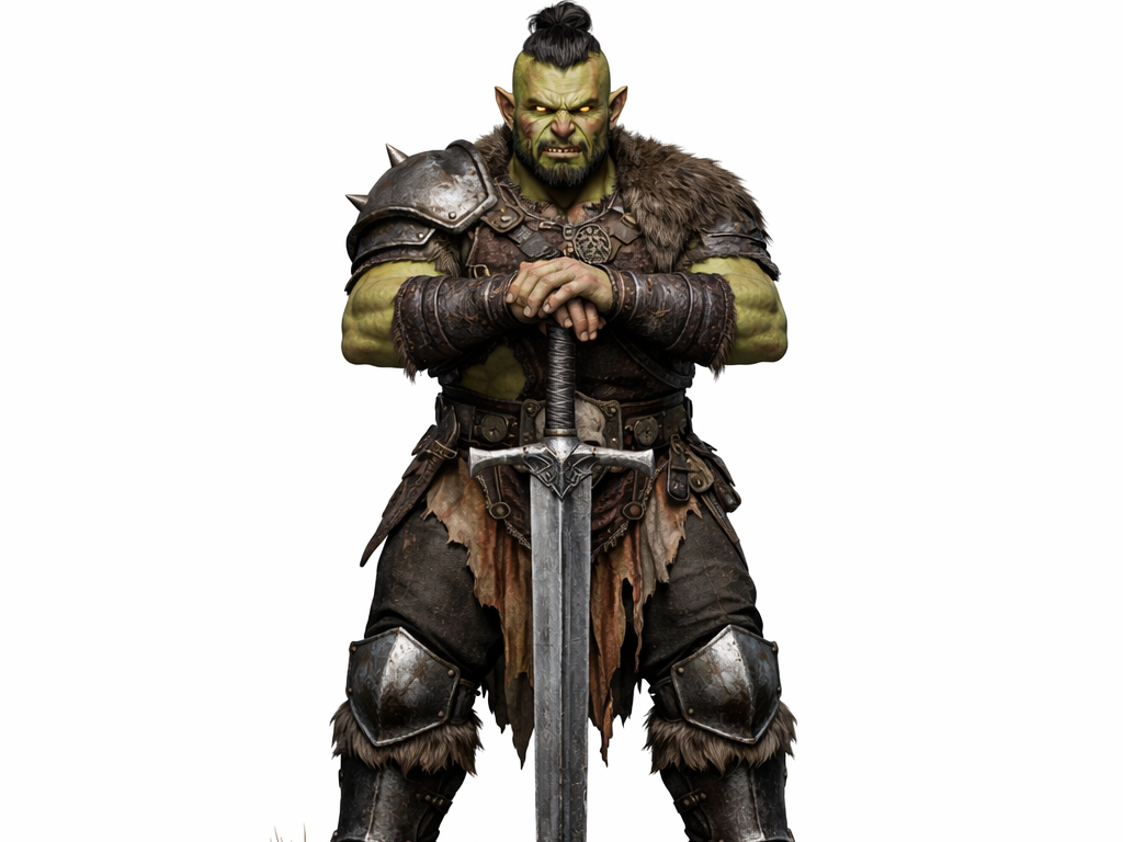 Grunt - Half-Orc Warrior