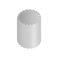 Vase tube texturé écailles — photo 3