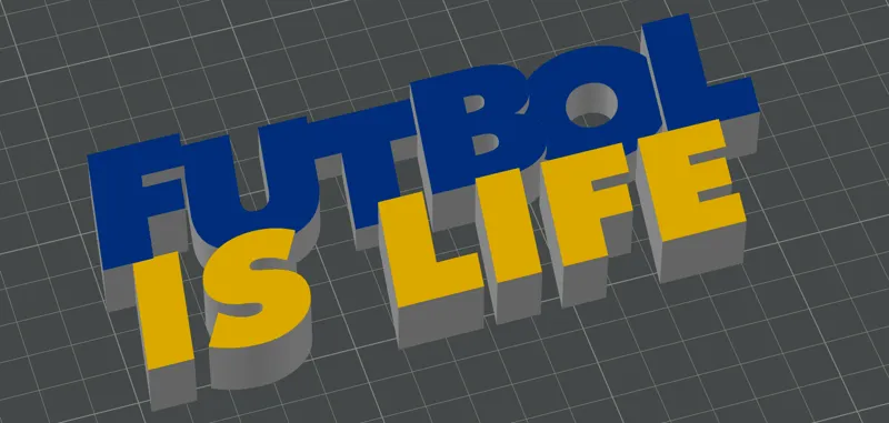 Futbol is Life Desk Sign