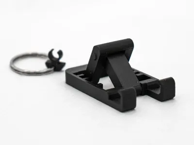 Easy Detachable Keychain Phone Holder (Rotating)